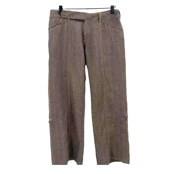 URBAN Outfitters Plaid Trouser Pants Pull-On Gray Size 1 - Picture 1 of 8